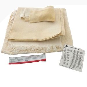 Vintage Rolling Pin Pastry Cloth And Rolling Pin Cover Set~LOT OF 6